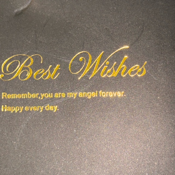 Necklace w thick solid silver heart, beautiful NWT engraved box - Picture 3 of 7